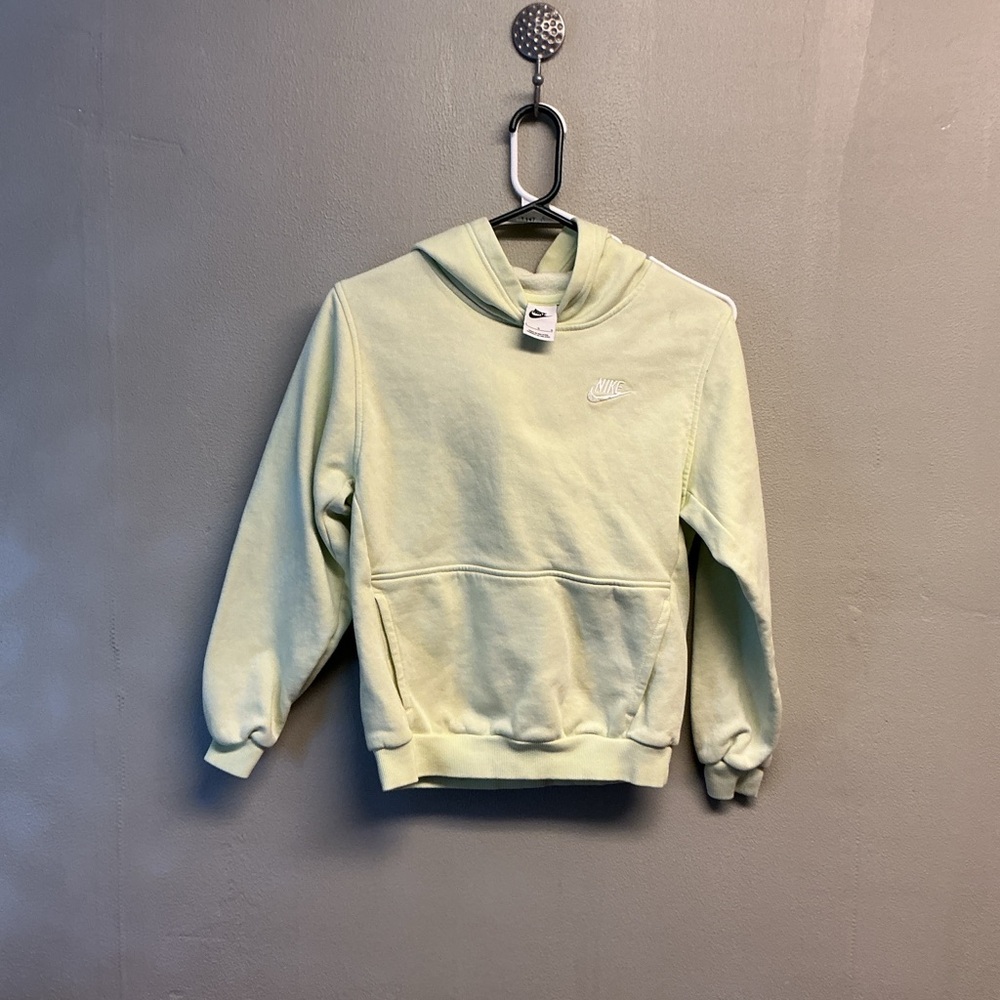 Nike Men's Pastel Green Hoodie